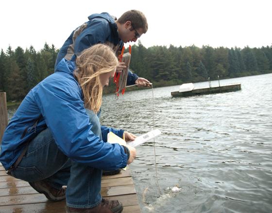 Water Analysis Equipment Checkboard Image